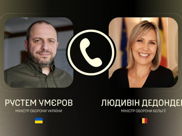 Умеров обсудил предоставление Украине истребителей F16 с министром обороны Бельгии
