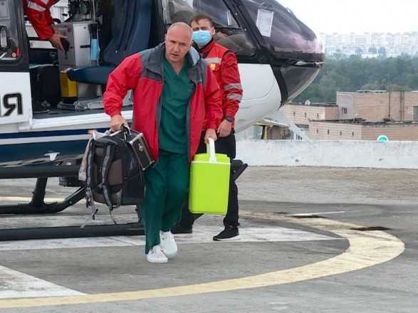Доправили донорське серце з Вінниці до Києва лише за 50 хвилин: Монатирський розповів, як авіація МВС допомагає рятувати життя