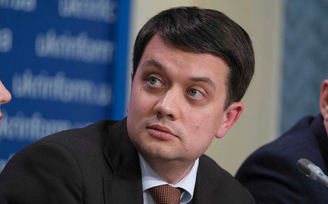 Разумков: Конечно, Зеленский будет инициировать роспуск Рады