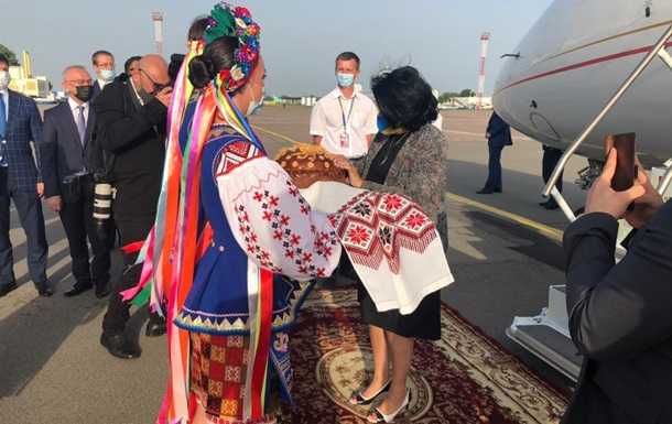 Президент Грузії прибула в Україну
