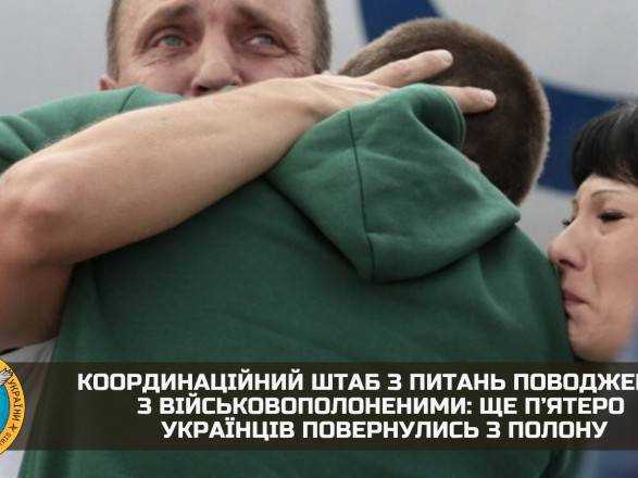 Україна провела обмін полонених з рф за формулою "5 на 5"