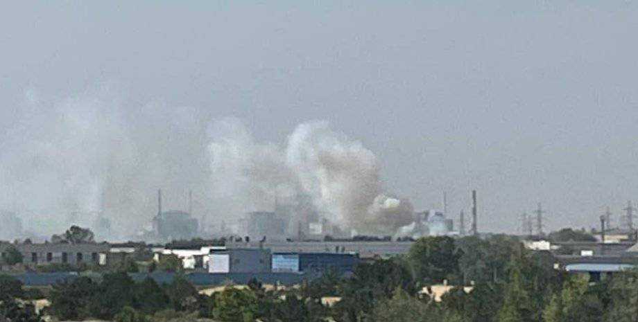 ГУР: ворожі обстріли Енергодара та території ЗАЕС у день місії МАГАТЕ - "картинка" для кремля