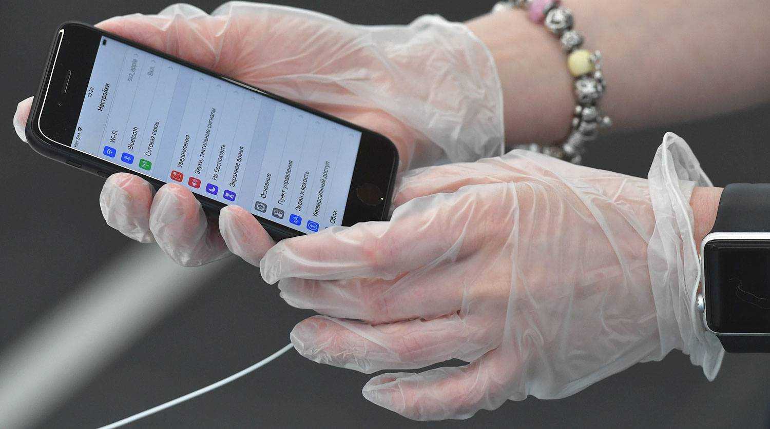 Выяснилось, сколько времени «выживает» коронавирус на экране смартфона