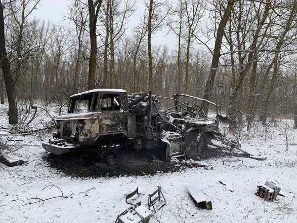 На Луганщині російська авіація обстріляла власні позиції