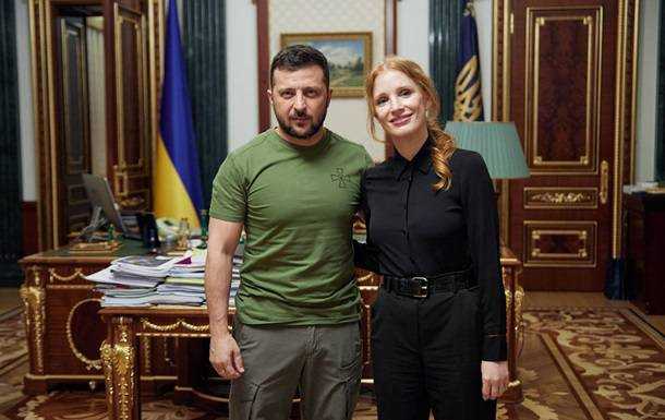 Зеленський зустрівся з американською актрисою