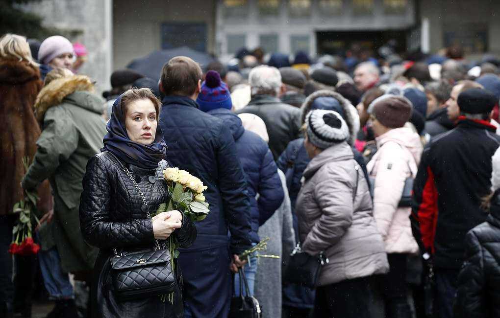В Москве простились с Юлией Началовой