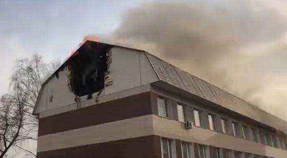 У Москві горів бізнес-центр "Золоте кільце"