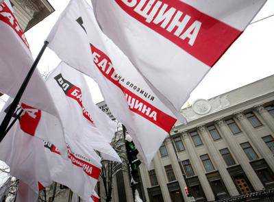 Партия «Батькивщина» отмечает необходимость не допустить в парламент «регионалов» и коммунистов