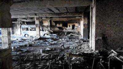 Боевики из артиллерии и «Градов» дважды обстреляли Донецкий аэропорт - СНБО