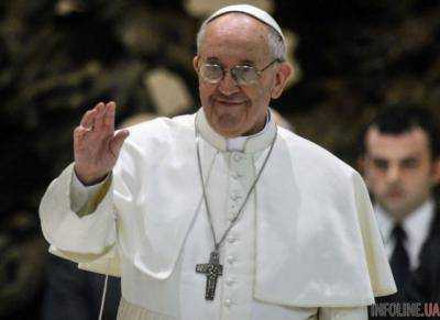 Папа Франциск пожелал Украине мира и единства