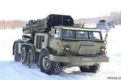 В Украину из России ввезли около восьми эшелонов, по 160 установок "Ураган" в каждом