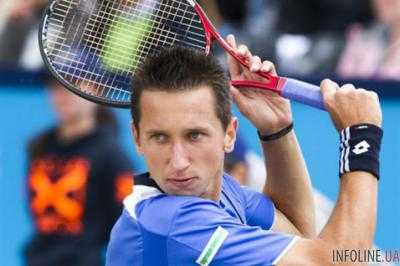 Украинец С.Стаховский выиграл все геймы у теннисиста из России