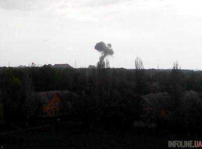 В Донецке на базе боевиков прогремел мощный взрыв