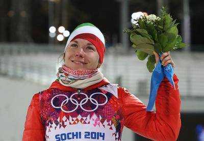 Олимпийская чемпионка по биатлону Д.Домрачева заболела мононуклеозом