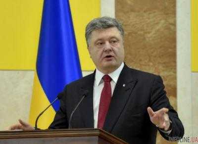 Президент Украины Петр Порошенко прибыл с рабочей поездкой во Львовскую область