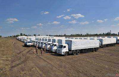 Очередной "гуманитарный конвой" из России пересек границу с Украиной