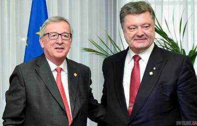 П.Порошенко начал переговоры с председателем Еврокомиссии
