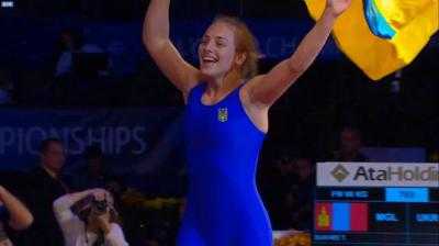 Украинка Оксана Гергель стала чемпионкой мира в спортивной борьбе