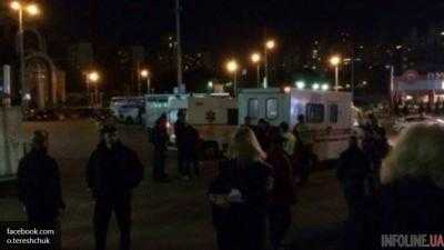 Киев. Во время взрыва на Южном вокзале женщина получила травмы головы