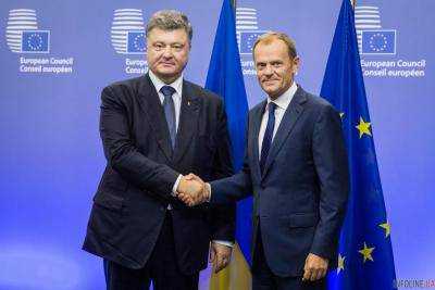 Президент Украины Петр Порошенко и президент Европейского Совета Дональд Туск обсудили безвизовый режим с ЕС для украинцев