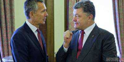 Порошенко и Генсек НАТО обсудили сотрудничество в сфере безопасности и обороны