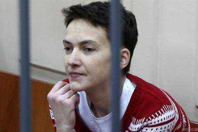Надежда Савченко подтвердила свою сухую голодовку