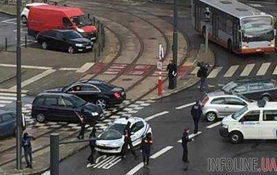 В Брюсселе продолжается спецоперация полиции: убит один человек. Видео