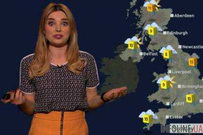 Британская телеведущая прогноза погоды упомянула Бэтмена и Супермена 20 раз. Видео