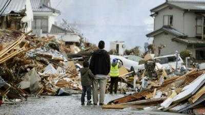 В Японии после землетрясение произошло невероятно явление. Видео