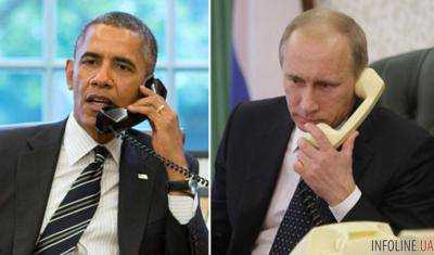 Путин и Обама обсудили события в Украине и Сирии