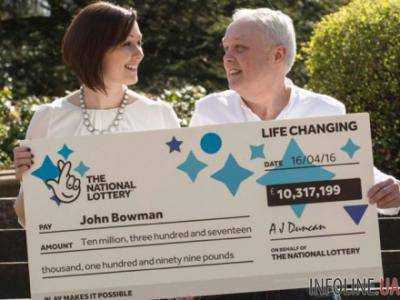 Житель Британии выиграл в лотерею и уволился с работы