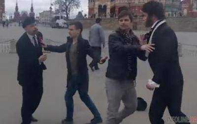 Как в Москве подрались Ленин и Пушкин. Видео