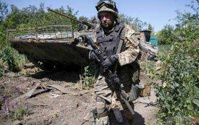 В зоне АТО был ранен один украинский военный