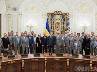 Президент Украины встретился с составом команды "Динамо" 1986 года