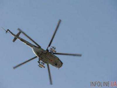 В России вертолет упал в озеро