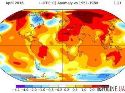 Апрель побил глобальные температурные рекорды