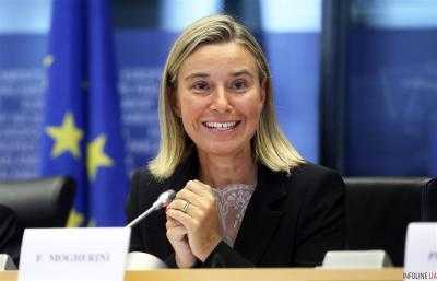 Ф.Могерини заявила: Евросоюз вместе с Украиной празднует возвращение Н.Савченко