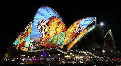 В Сиднее проходит крупнейший фестиваль музыки и света Vivid Sydney