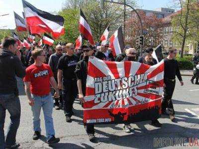 В Германии произошли столкновения антифашистов с полицией