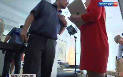 Немецкому журналисту пришлось вызывать полицию после провокации российской пропагандистки. Видео