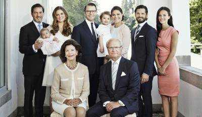 Королевская семья Швеции отметила 40-летие брака