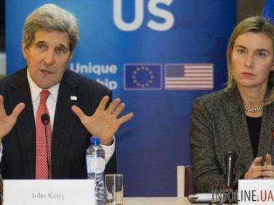 Ф.Могерини на встрече с Дж.Керри обсудили референдум в Великобритании