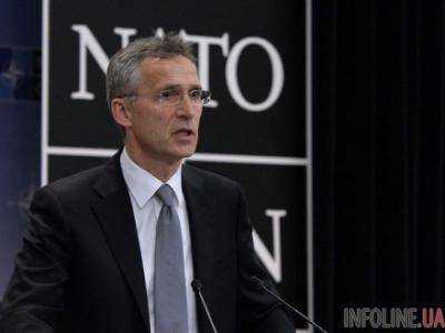 Й.Столтенберг: вопрос о членстве Украины в НАТО пока не стоит на повестке дня