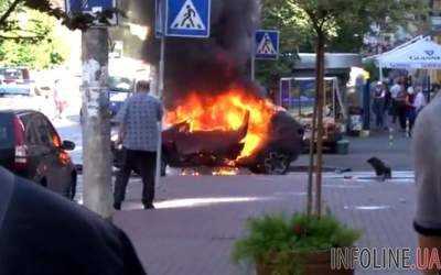 Очевидец рассказал о взрыве машины журналиста в Киеве. Видео