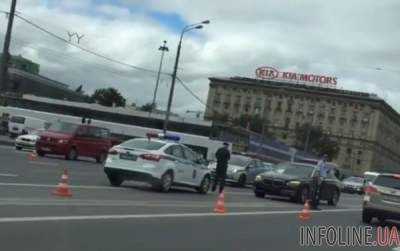 В центре Москвы машина Минобороны РФ сбила человека. Видео
