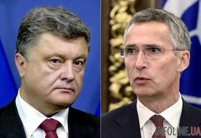 Президент Украины с Генсеком НАТО обсудил эскалацию ситуации на Донбассе
