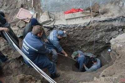 В Тернопольской области  мужчину засыпало песком