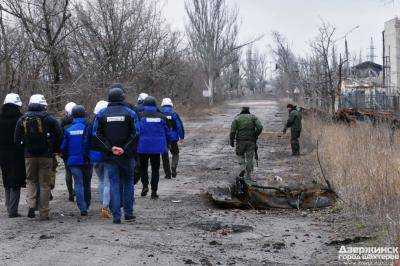 Представители ОБСЕ не смогли попасть в Богдановку и Счастье