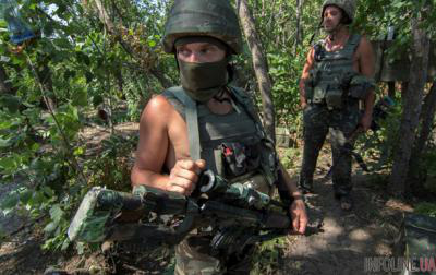 В зоне АТО был ранен один украинский военный