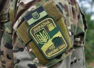 В зоне АТО ранение получил один украинский военнослужащий